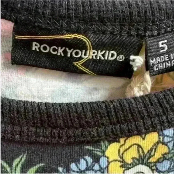 Rock Your Kid “Circus Dress" In Midnight Garden Print Girl's Size 5 Years NWT! - Picture 7 of 9